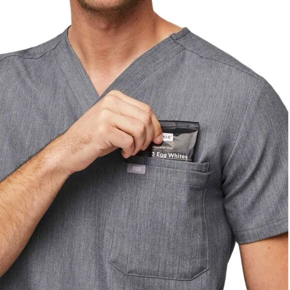 FIGS Leon Three-Pocket Scrub Top™ - Picture 2 of 6
